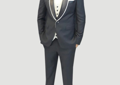 Tailors in Dubai, 2 pc Tuxedo contrast lapel, Suits and Shirts