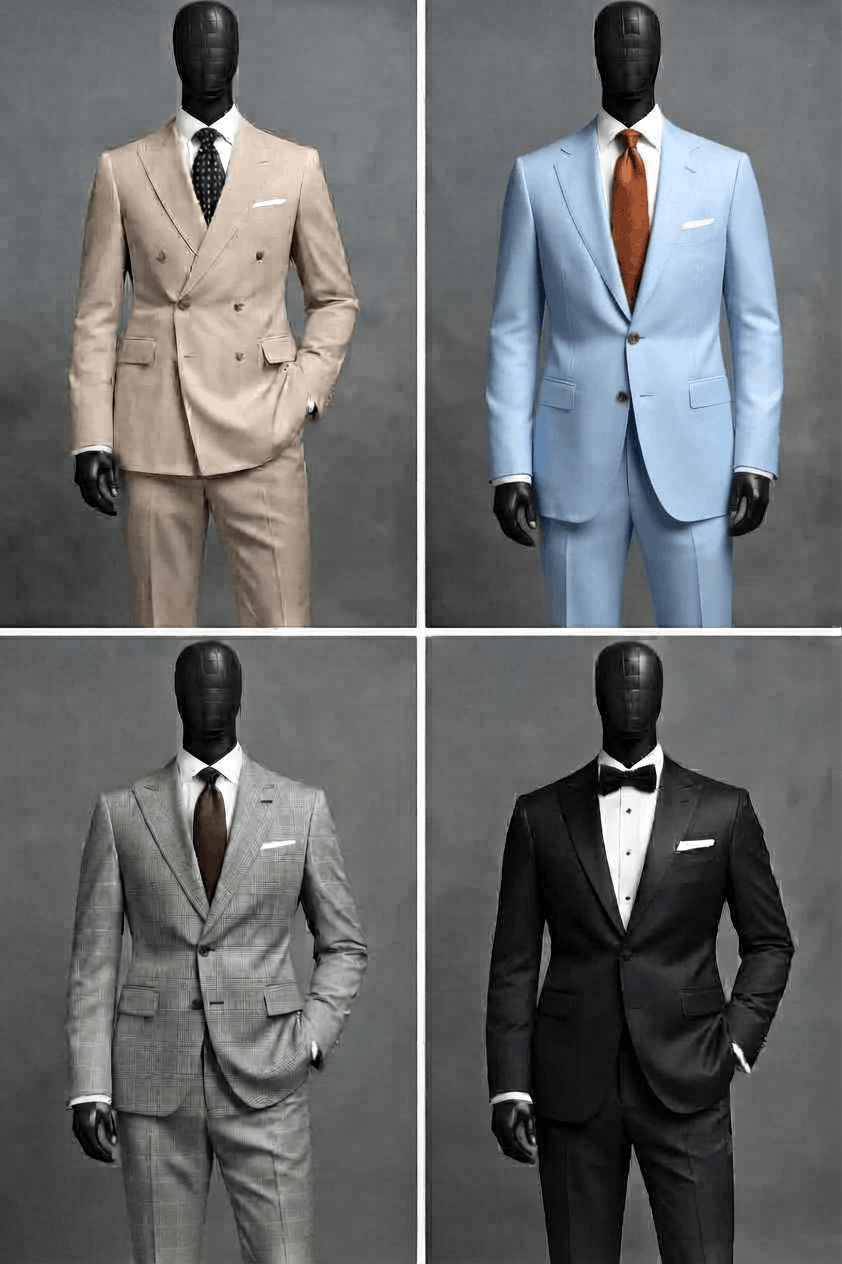 A wedding suit 3 piece includes a jacket A wedding suit 3 piece includes a jacket, waistcoat, and trousers. Perfect for grooms who want a polished, layered look.